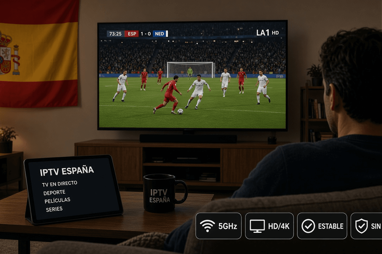 IPTV en directo: hábitos para 2026 Campo de fútbol — IPTV en directo España