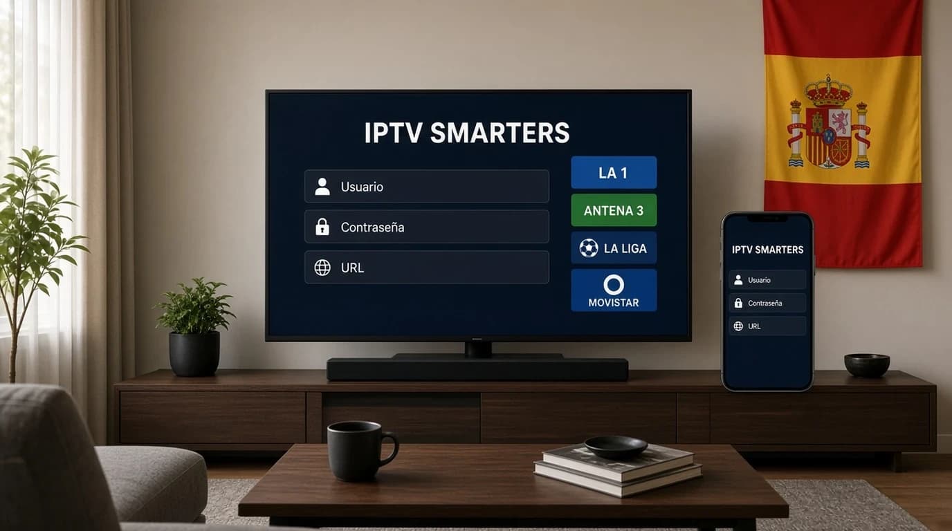 IPTV Smarters Pro España — acceso Xtream y errores Acceso a Smarters — IPTV Smarters Pro España Xtream